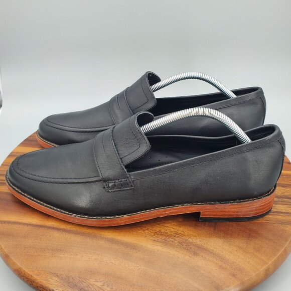 Nisolo Chamberlain Penny Loafers Men\'s 11.5 Black Leather Casual Dress Shoes main image 8